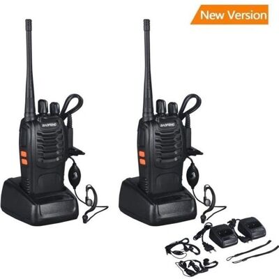 BAOFENG - BF-888S - 16CH - UHF 400-470MHz - Walkie Talkie - Publicité BAOFENG - BF-888S - 16CH - UHF 400-470MHz - Walkie Talkie - Publicité
