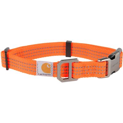 Carhartt Large Hunter Orange Adjustable Dog Collar - Dog Collar Carhartt Large Hunter Orange Adjustable Dog Collar - Dog Collar