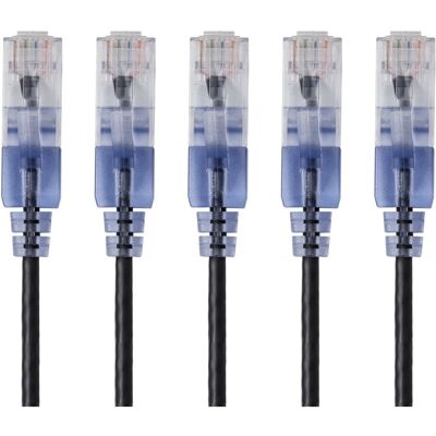 Câble réseau Monoprice 15133 - Noir - 1.524 m - Cat6a Câble réseau Monoprice 15133 - Noir - 1.524 m - Cat6a