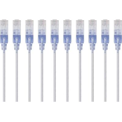 Cavo di rete Monoprice 15164 Bianco - 2.13 m - Cat6A Cavo di rete Monoprice 15164 Bianco - 2.13 m - Cat6A