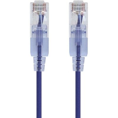 Monoprice 116318 SlimRun Cat6A Ethernet Cable - Purple - 0.3m Monoprice 116318 SlimRun Cat6A Ethernet Cable - Purple - 0.3m