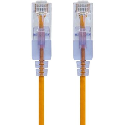 Monoprice SlimRun Cat6a Ethernet Cable - 3ft Yellow Monoprice SlimRun Cat6a Ethernet Cable - 3ft Yellow