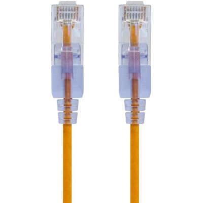 Monoprice SlimRun Cat6A Ethernet Patch Cable - 10ft Yellow Monoprice SlimRun Cat6A Ethernet Patch Cable - 10ft Yellow