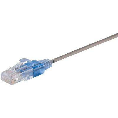 Monoprice 29457 Networking Cable - Grey - 0.15m - Cat6a U/UTP Monoprice 29457 Networking Cable - Grey - 0.15m - Cat6a U/UTP