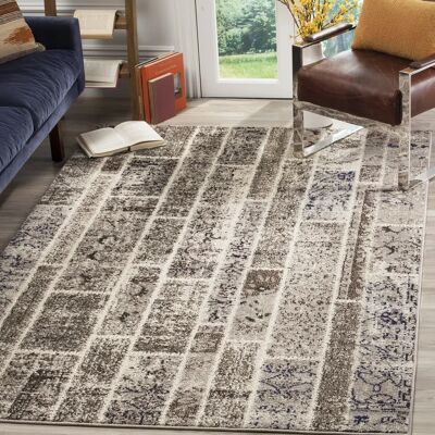 NADUVI Effi Beig & Multicolor Teppich - Boho-Chic-Stil NADUVI Effi Beig & Multicolor Teppich - Boho-Chic-Stil