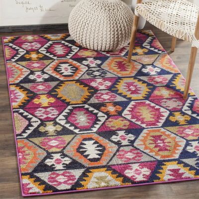 Safavieh Monaco Collection Mehrfarben Kurzflor-Teppich - Teppich Safavieh Monaco Collection Mehrfarben Kurzflor-Teppich - Teppich