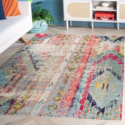 Alfombra moderna multicolor de polipropileno Safavieh - 120x180cm Alfombra moderna multicolor de polipropileno Safavieh - 120x180cm