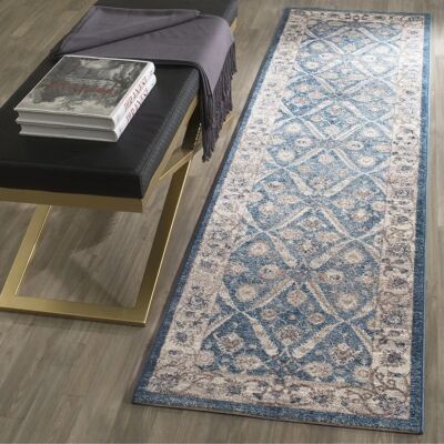 Tapis Traditionnel Safavieh Bleu/Beige - Tapis - Publicité Tapis Traditionnel Safavieh Bleu/Beige - Tapis - Publicité
