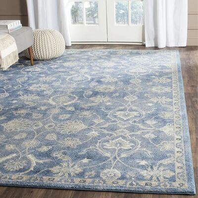 Tapis Safavieh Corina Bleu - Tapis - Publicité Tapis Safavieh Corina Bleu - Tapis - Publicité