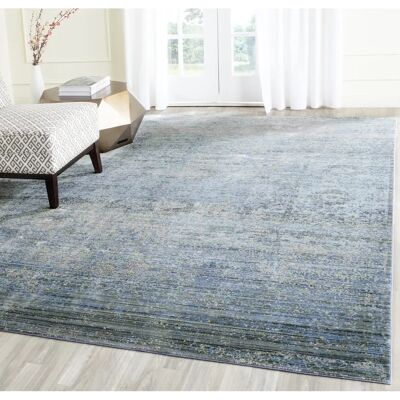NADUVI Lulu Vintage Rug - Rectangular, 150x90 cm, Blue - Rug NADUVI Lulu Vintage Rug - Rectangular, 150x90 cm, Blue - Rug