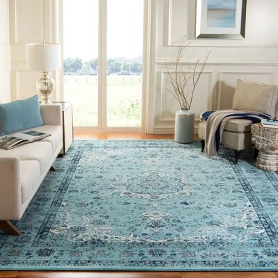 Safavieh Nichol Textil Blau - Teppich Safavieh Nichol Textil Blau - Teppich