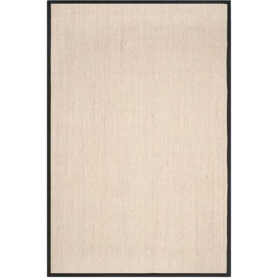 Safavieh Schwarzer Sisal-Teppich 185x275cm Safavieh Schwarzer Sisal-Teppich 185x275cm