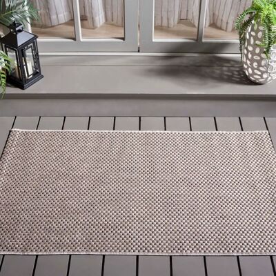 Safavieh - Courtyard Collection - Beige Marron - Tapis intérieur/extérieur - Publicité Safavieh - Courtyard Collection - Beige Marron - Tapis intérieur/extérieur - Publicité