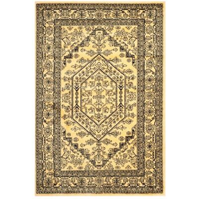 Safavieh - Odessa - Or - 152x91 cm - Tapis - Publicité Safavieh - Odessa - Or - 152x91 cm - Tapis - Publicité