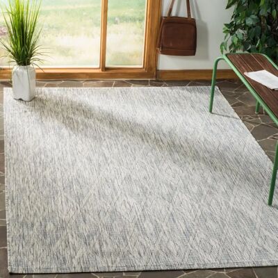 Tapis contemporain intérieur & extérieur Safavieh - 122x170 cm - Gris Tapis contemporain intérieur & extérieur Safavieh - 122x170 cm - Gris