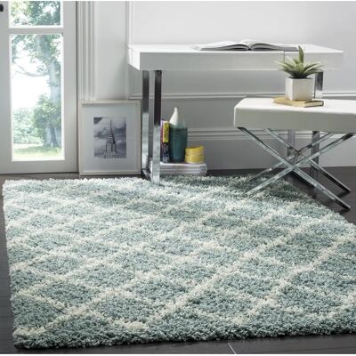 Safavieh Natalia Tapis en polypropylène vert - Revêtement rectangulaire - Publicité Safavieh Natalia Tapis en polypropylène vert - Revêtement rectangulaire - Publicité