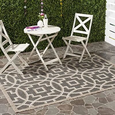 Safavieh - NADUVI - Schwarz - 230x160x0.25 cm - Outdoor Rug Safavieh - NADUVI - Schwarz - 230x160x0.25 cm - Outdoor Rug
