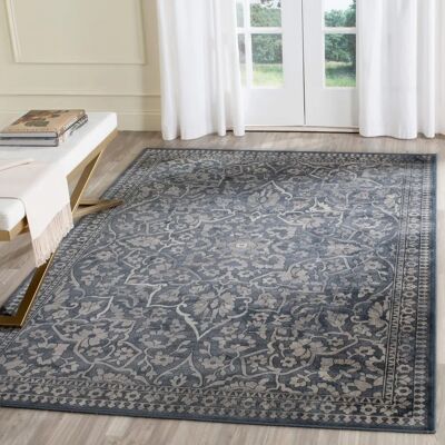 Safavieh Cordova Vintage-Teppich aus organischer Viskose - Blau/Grau - 170x120 cm Safavieh Cordova Vintage-Teppich aus organischer Viskose - Blau/Grau - 170x120 cm