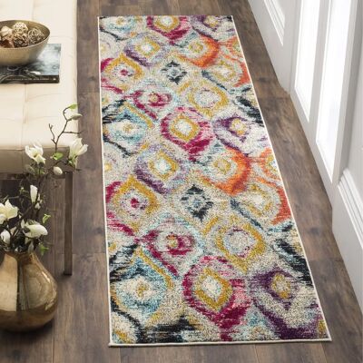 Safavieh - Loper Vistoso - Polypropylène - Multicolore - Tapis - Publicité Safavieh - Loper Vistoso - Polypropylène - Multicolore - Tapis - Publicité
