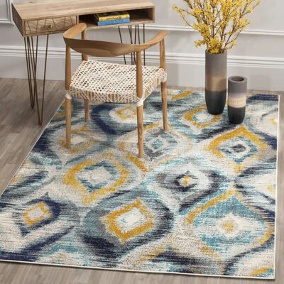 Safavieh Blau/Gelb Teppich - Teppich Safavieh Blau/Gelb Teppich - Teppich