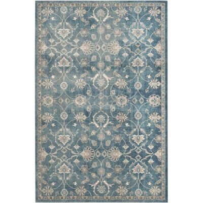 Safavieh Corina Teppich - Blau & Beige - 150x90 cm - Traditionell Stil Safavieh Corina Teppich - Blau & Beige - 150x90 cm - Traditionell Stil