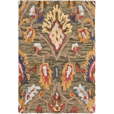 Safavieh - Blossom Wool Rug - Grün Mehrfarbig - 60x90 - Rug Safavieh - Blossom Wool Rug - Grün Mehrfarbig - 60x90 - Rug
