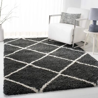 Safavieh Dani - Gris - polypropylène - 152x91 cm - Tapis - Publicité Safavieh Dani - Gris - polypropylène - 152x91 cm - Tapis - Publicité