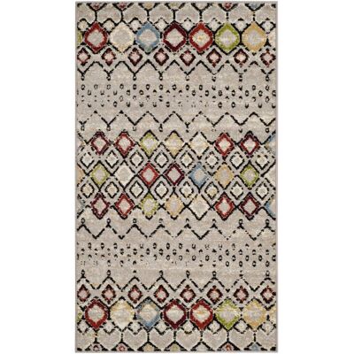 Safavieh Cullen Grauer Teppich - Rechteckiger Polypropylen 152x91cm Safavieh Cullen Grauer Teppich - Rechteckiger Polypropylen 152x91cm