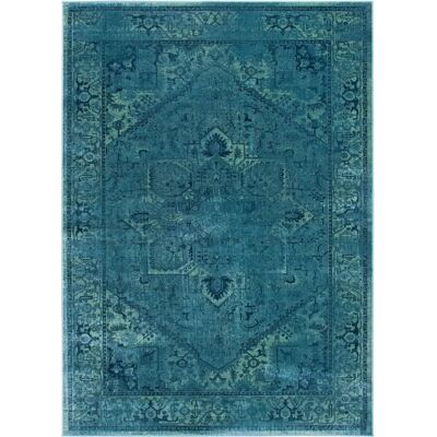 Tapis Turquoise Maxime - 201x279 cm - Publicité Tapis Turquoise Maxime - 201x279 cm - Publicité