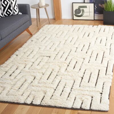 Safavieh Beigeteppich - Tribal Textur aus Wolle - 240x150 cm - Teppich Safavieh Beigeteppich - Tribal Textur aus Wolle - 240x150 cm - Teppich