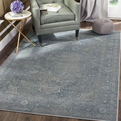 Safavieh Chloe Vintage-Teppich - Blau Organische Viskose 170x120cm Safavieh Chloe Vintage-Teppich - Blau Organische Viskose 170x120cm