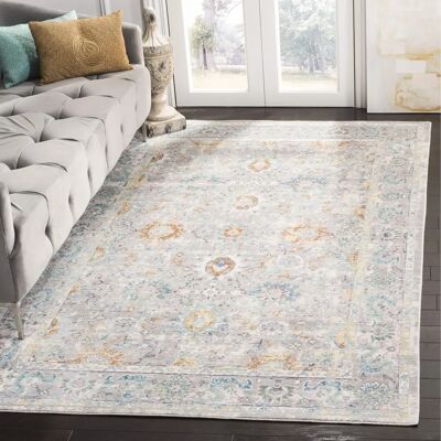Safavieh Karine Polyester Teppich - Grau & Mehrfarbig - 120x180cm Safavieh Karine Polyester Teppich - Grau & Mehrfarbig - 120x180cm