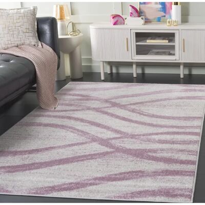 NADUVI Shea Tapis Rectangulaire Violet - Vintage 300x200 cm - Publicité NADUVI Shea Tapis Rectangulaire Violet - Vintage 300x200 cm - Publicité