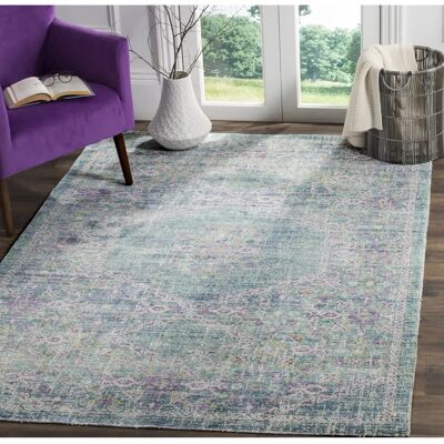 Safavieh - Meadow - Blaue Baumwolle - 150x90 cm - Teppich Safavieh - Meadow - Blaue Baumwolle - 150x90 cm - Teppich