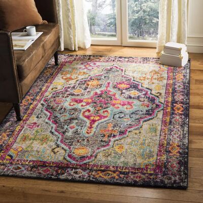 Tapis en polypropylène rose Safavieh - Publicité Tapis en polypropylène rose Safavieh - Publicité