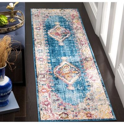 Safavieh Hadarah blau 240x60x0.64 cm Teppichläufer Safavieh Hadarah blau 240x60x0.64 cm Teppichläufer
