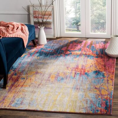 Safavieh Bristol Collection - Blauer Rost Teppich Safavieh Bristol Collection - Blauer Rost Teppich