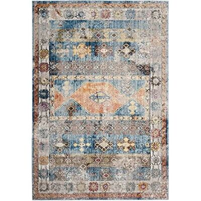 Safavieh Yasmeen blau 183x122 cm Polyester Teppich Safavieh Yasmeen blau 183x122 cm Polyester Teppich