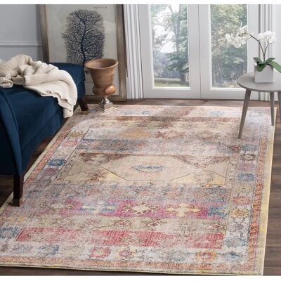 Safavieh - Yasmeen - Mehrfarbig - 150x90x0.64 cm - Rug Safavieh - Yasmeen - Mehrfarbig - 150x90x0.64 cm - Rug