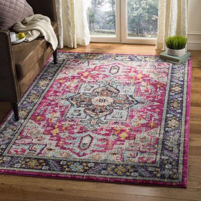 Safavieh María Tapis en polypropylène rose - Type de produit - Publicité Safavieh María Tapis en polypropylène rose - Type de produit - Publicité