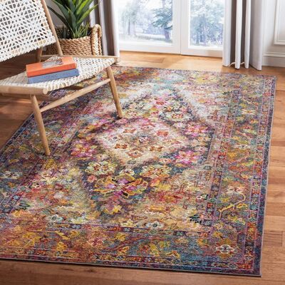 Safavieh Blau Daevon Teppich - Rechteckig 150x90cm Safavieh Blau Daevon Teppich - Rechteckig 150x90cm