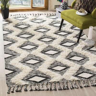 NADUVI Tribal Wollteppich - 240x150cm - Teppich NADUVI Tribal Wollteppich - 240x150cm - Teppich