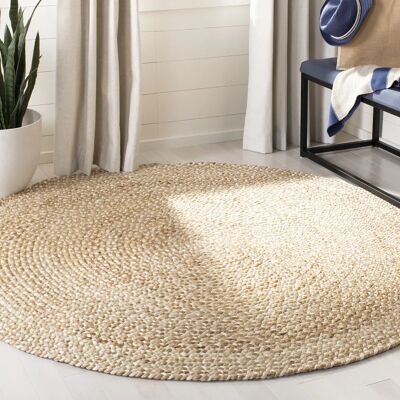 Safavieh - Jute Natural Ivory 120x120cm - Alfombra Safavieh - Jute Natural Ivory 120x120cm - Alfombra