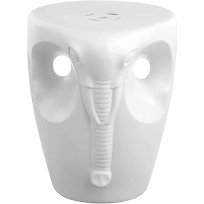 Safavieh - Elefanten Keramik Hocker - Weiß - Gartenhocker Safavieh - Elefanten Keramik Hocker - Weiß - Gartenhocker