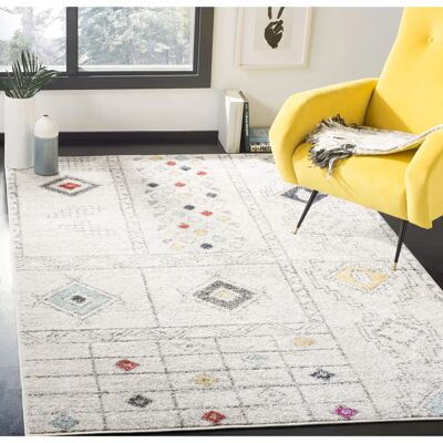 NADUVI Adirondack Grau Teppich - Rechteckig Textil 270x180cm NADUVI Adirondack Grau Teppich - Rechteckig Textil 270x180cm