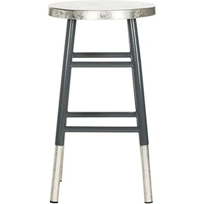 Lala - Tabouret Gris Argent 34x34x60.96 cm - Barhocker Lala - Tabouret Gris Argent 34x34x60.96 cm - Barhocker