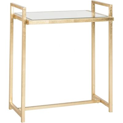 Safavieh Gold Eisen/Glas Beistelltisch 45x55x30cm Safavieh Gold Eisen/Glas Beistelltisch 45x55x30cm