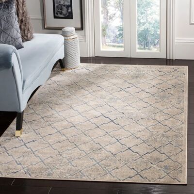 Safavieh Modèle Siobhan Tapis Gris Clair et Bleu - Tapis - Publicité Safavieh Modèle Siobhan Tapis Gris Clair et Bleu - Tapis - Publicité