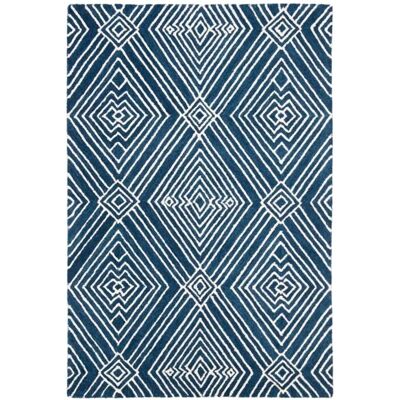 Safavieh Sofya Wollteppich Indigo Elfenbein - Teppich Safavieh Sofya Wollteppich Indigo Elfenbein - Teppich