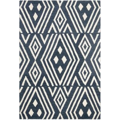 Tapis NADUVI Liliane - Fait main Ivoire & Charbon 240x150cm - Publicité Tapis NADUVI Liliane - Fait main Ivoire & Charbon 240x150cm - Publicité